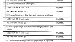 ARABULUCULUK ÜCRET TARİFESİ BELLİ OLDU