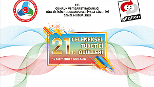GELENEKSEL TÜKETİCİ ÖDÜL TÖRENİ 15 MART'TA