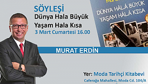 MURAT ERDİN OKUYUCULARIYLA BULUŞUYOR