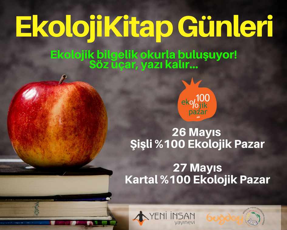 %100 ekolojik pazarlarda EkolojiKitap Günleri