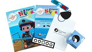 Çocuklar için masal kitabıyla göz testi