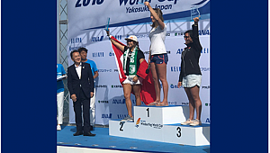 Rüzgar sörfü sporcumuz Lena Erdil, Japonya’da 2. oldu