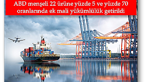 ABD menşeli ürünler cep yakacak