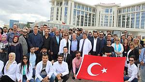 Korsan lense karşı yürüyen Erol Harbi, Ankara'ya ulaştı.