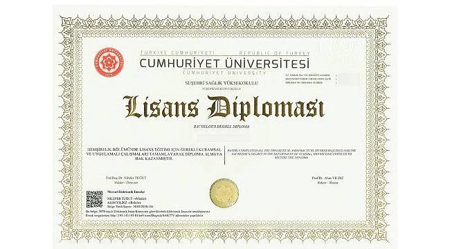 Üniversite diplomaları artık e-imzalı