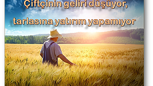 Çiftçinin nabzı zayıf atıyor