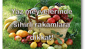 Faydaları sayılarında gizli!