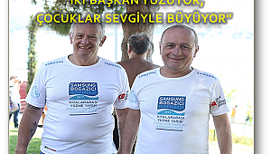 İki Başkan çocuklar için yüzecek