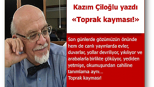 Toprak kayması!