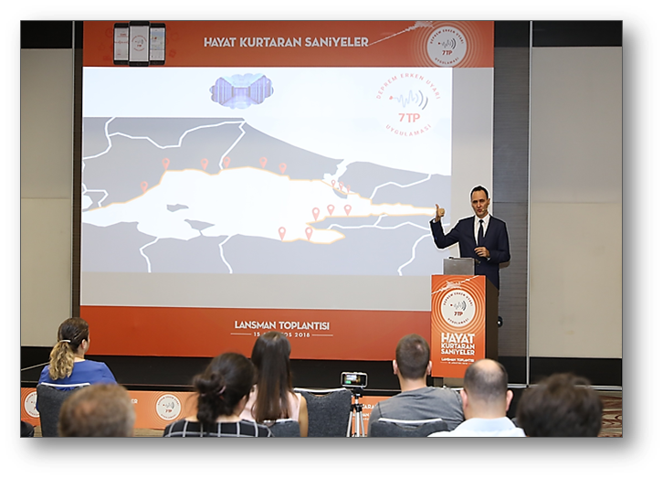 7TP Deprem Erken Uyarı Sistemi kuruldu