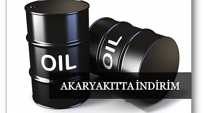 Akaryakıtta indirim