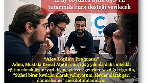 “Alev Topları Programı” yeni bursiyerlerini arıyor!