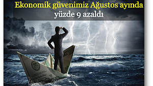 Ekonomik güvenimiz Ağustos ayında yüzde 9 azaldı