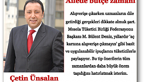 Ailede bütçe zamanı