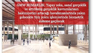 GMW MIMARLIK geleceğin havalimanlarını analiz etti: Yapay zeka hakimiyeti artacak