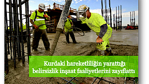 İnşaat sektöründe son 3 yılın en zayıf ağustos ayı yaşandı