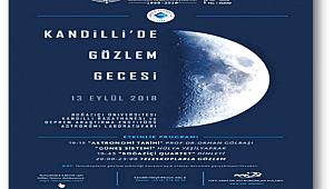 Kandilli Rasathanesi’nde Gözlem Gecesi