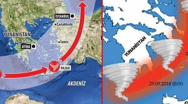 Kasırga yön değiştirdi