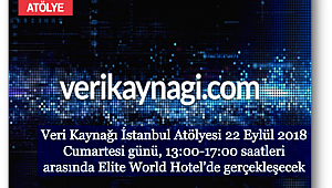 Veri Kaynağı Atölyesi 22 Eylül’de İstanbul’da