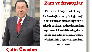Zam ve fırsatçılar