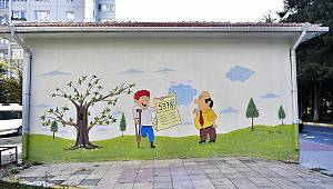 Trafo binaları sanat eserine dönüşüyor