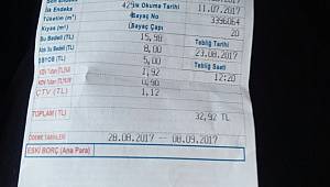 Ankara'da su faturalarında ŞUBE YOLU bedeli kaldırıldı