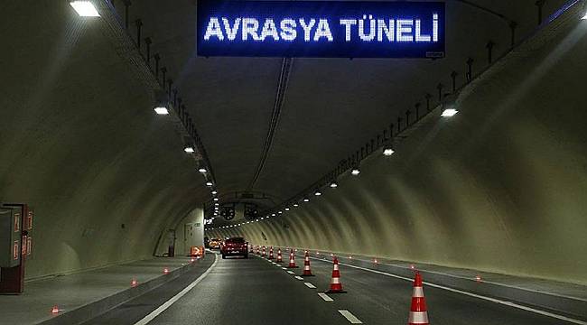 Avrasya Tüneli'ne yıl sonuna kadar zam yapılmayacak