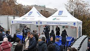 İlk tanzim satış çadırı kuruldu