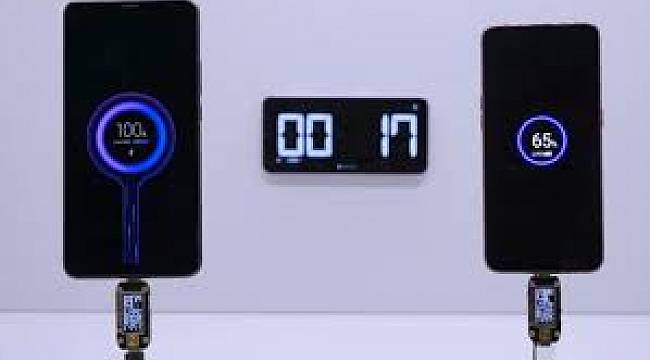 Bu akıllı telefon 17 dakikada şarj oluyor
