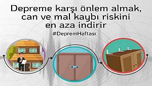 Depreme karşı tedbir için bunlar yapılmalı!