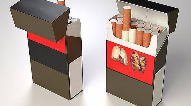 Sigara paketlerine yeni düzenleme