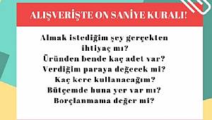 Alışverişte 10 Saniye Kuralını biliyor musunuz?