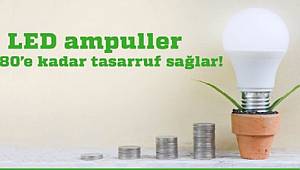 Bu ampüller yüzde 80 tasarruf sağlıyor!
