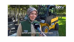 İstanbul Büyükşehir Belediyesi paylaştı: Forklift kullanıyor (VİDEOLU)