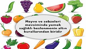 Sağlıklı beslenmenin altın kuralı!