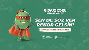 2 milyon kişi ‘söz’ verecek, Gıdanı Koru Sofrana Sahip Çık kampanyası dünya rekoru kıracak