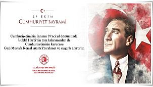 Cumhuriyetimizin 97. yılı kutlu olsun! 