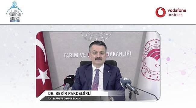 Bakan Pakdemirli: Üreticiyi koruyor, tüketiciyi kolluyoruz
