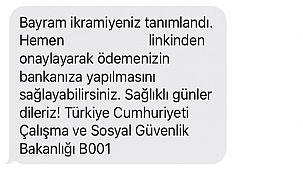 Bu SMS'leri tıklamayın!