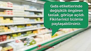 TÜKETİCİ - Taslak yayınlandı!