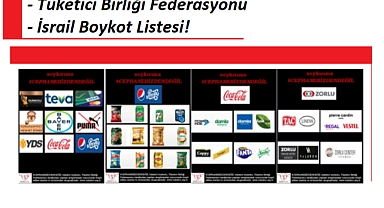 ''CEPHANE BİZDEN DEĞİL İsrail’in enerjisine boykot'' - Tüketici Birliği Federasyonu!