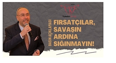 Fırsatçılar, savaşın ardına sığınmayın!