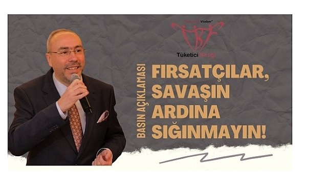 Fırsatçılar, savaşın ardına sığınmayın!